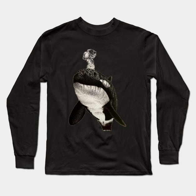 Orca Long Sleeve T-Shirt by J.P. Artistry